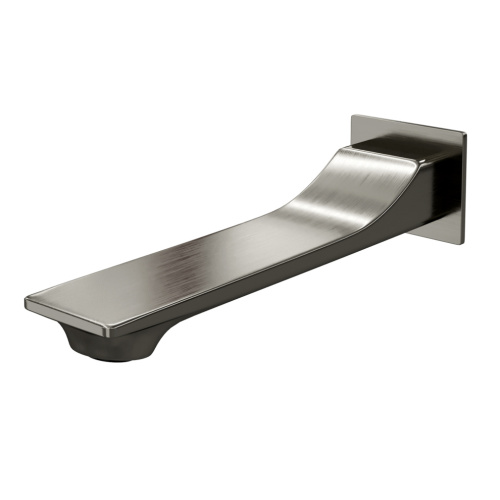 Излив Wasserkraft Wiese 8400 A176 встраиваемый в стену оружейная сталь - фото 2