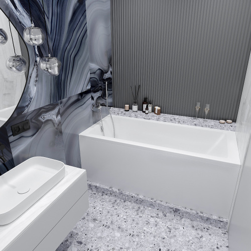 Ванна акриловая Lavinia Boho Element 37090080 170х80 встраиваемая прямоугольная без каркаса - фото 4