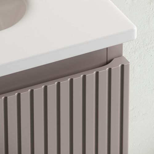 Тумба под раковину Sancos SNOB T SNT100SM 100х40 подвесная цвет бежевый - фото 5