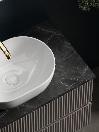 Тумба под раковину Sancos SNOB R SNR100SM 100х40 подвесная цвет бежевый