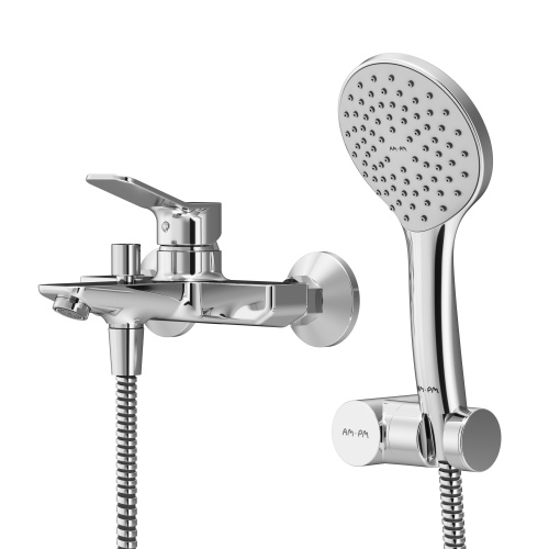 Смеситель для ванны и душа Am.Pm X-Joy F85A15000 настенный хром без термостата - фото 2