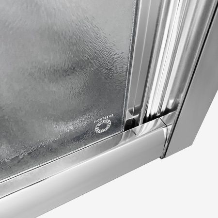 Душевой уголок Vincea Garda VSR-1G9080CH 90х80 стекло текстурное профиль хром без поддона