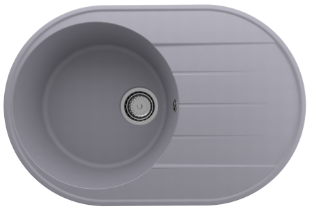 Кухонная мойка Ulgran Quartz Nora 750-05 75х50 цвет серый поверхность матовая