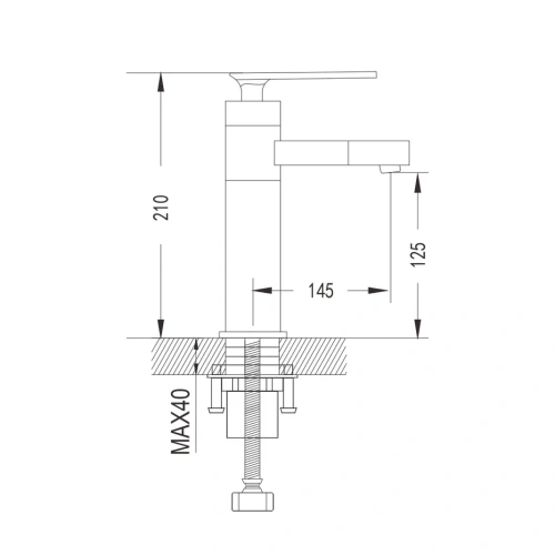 Смеситель Shevanik S6601F на раковину белый/хром - фото 3
