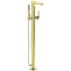 Смеситель Vitra Root Round A4274123EXP напольный золото