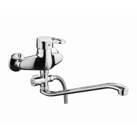 Смеситель для ванны D-Lin D140452-6 настенный хром