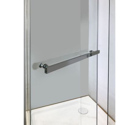 Душевой уголок Cerutti SPA CHIKA ZP101T 100х100 стекло прозрачное профиль хром без поддона