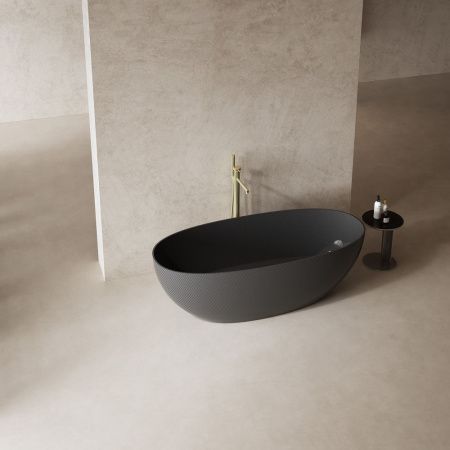 Ванна карбоновая Abber Karbon AK9001-1.7 170х75 отдельностоящая овальная