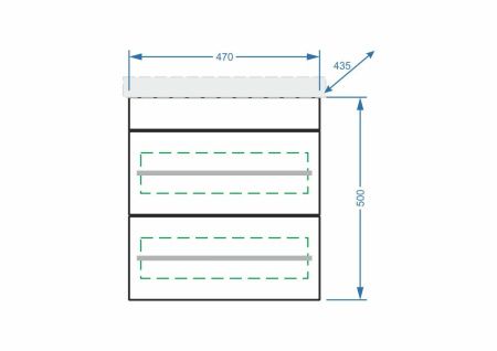 Тумба под раковину Stella Polar Ванесса SP-00000236 50х40 подвесная цвет белый