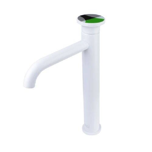 Смеситель Bronze de Luxe OMG! 9008W-G на раковину белый - фото 2