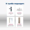 Тумба под раковину Aquanet Алвита New 00277549 60х50 напольная цвет коричневый