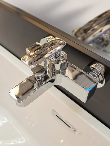 Смеситель для ванны AltroBagno Aperto AltroBagnoAperto0207Cr настенный хром - фото 5