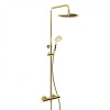 Душевая стойка Gessi Minimalistic Shower 35175#246 настенная золото
