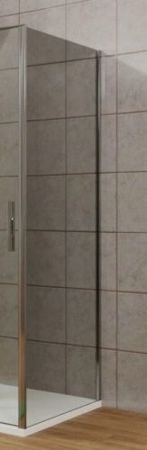 Боковая стенка Allen Brau Priority 3.31016.00G 90х200 стекло тонированное профиль серебро