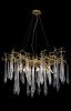 Люстра подвесная Crystal Lux Reina (Реина) REINA SP8 D1000 GOLD PEARL