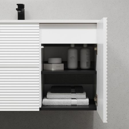 Тумба с раковиной Iddis Bild BIL10W0i95K 100х50 подвесная цвет белый