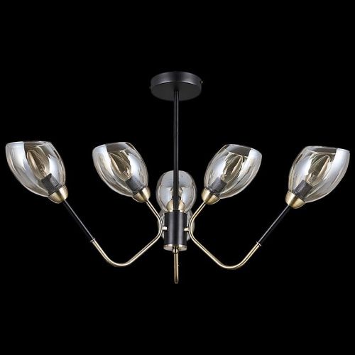 Люстра на штанге Illumico IL9960 IL9960-6CSQ-79 BK AB - фото 2