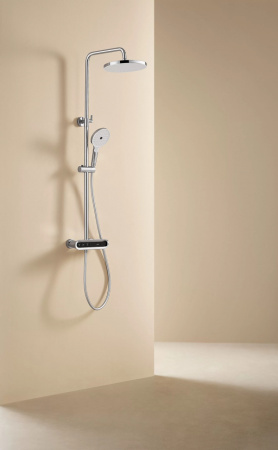 Душевая стойка Arrow AMG13S869ACP настенная цвет хром с термостатом