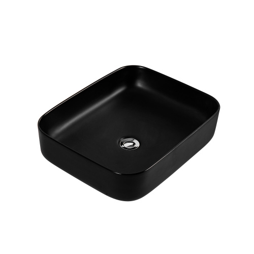 Раковина Aquatek ВЕГА 50 см AQ5515-MB накладная цвет черный матовый - фото 2