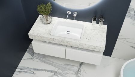 Столешница Velvex UNIT st.UNI.120-630 120х50 подвесная цвет белый