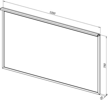 Зеркало с подсветкой Allen Brau Priority 1.31018.60 120х80 подвесное