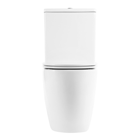 Унитаз напольный с бачком BelBagno SFERA-R BB2141CPR/BB870SC белый с сиденьем микролифт безободковый каскадный смыв