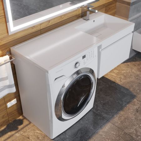 Тумба под раковину Uperwood Magenta 5930205153 60х50 подвесная цвет белый