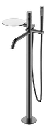 Смеситель Boheme Stick 129-GM напольный графит