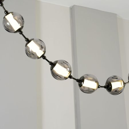 Светильник подвесной Delight Collection OD2437A-16 pearl black/smoke