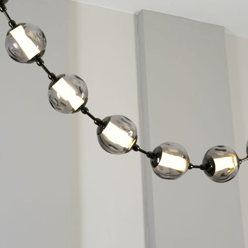 Светильник подвесной Delight Collection OD2437A-16 pearl black/smoke - фото 2