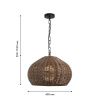 Светильник подвесной Favourite Wicker (Вицкер) 4883-1P
