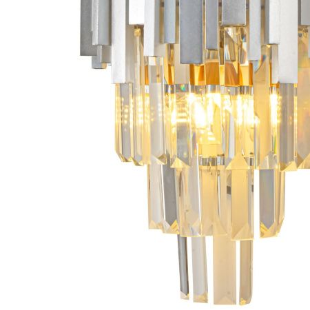 Светильник настенный Natali Kovaltseva VERTIGO (ВЕРТИГО) VERTIGO 81440/1W SILVER