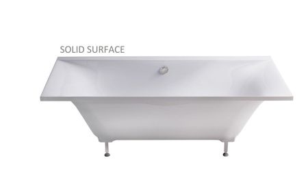 Ванна из искусственного камня Astra-Form Геркулес 01010072 190х90 пристенная прямоугольная с ножками