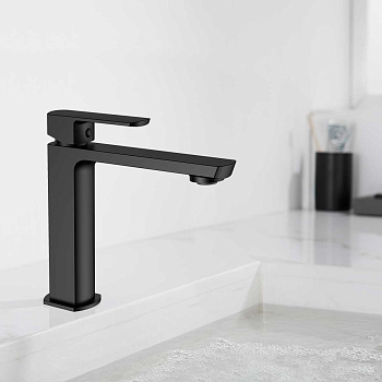 Смеситель Vincea Next VBF-1N1MB на раковину черный