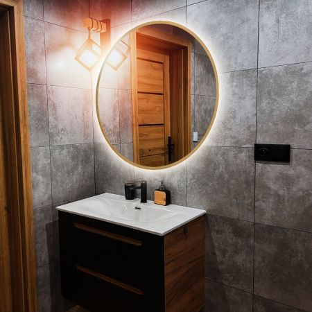 Зеркало с подсветкой Abber AG6204SCGL-1.0 100х100