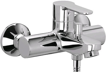 Смеситель для ванны с душем Paffoni Blu BLU022CR настенный хром без термостата