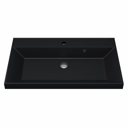 Тумба с раковиной Uperwood Tanos-Classic Quartz 3930421700 80х50 цвет черный