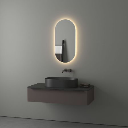 Зеркало с подсветкой Evoform Ledshine BY 2596 40х80 подвесное