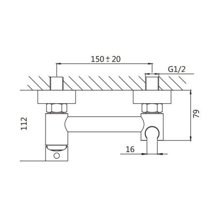 Гигиенический душ со смесителем Shevanik S107G золото