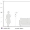 Торшер Lumina Deco Fratte (Фратте) LDF 6030-3 CHR