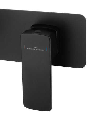 Смеситель Wonzon & Woghand Edge WW-88869003-MB встраиваемый в стену черный - фото 4