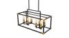 Люстра подвесная Lumina Deco Waldorf (Валдорф) LDP 1140-8 BK+MD