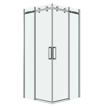 Душевой уголок Grossman Classic 300.K33.04.1010.10.00 100х100 стекло прозрачное профиль хром глянцевый без поддона