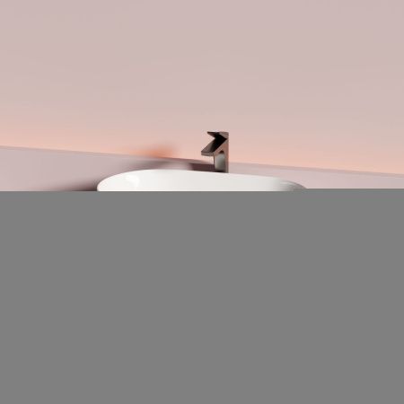 Раковина из сантехнического фарфора Ceramica Nova TWIST CN12001 50х30 накладная цвет белый