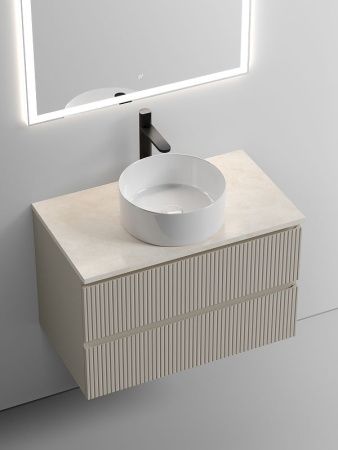 Тумба под раковину Sancos SNOB T SNT100CE 100х40 подвесная цвет бежевый