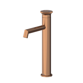 Смеситель Teska ARTE Leo L E5529 на раковину розовое золото