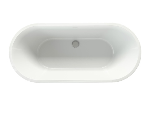 Ванна акриловая BelBagno BB109-177-80 177х80 отдельностоящая полукруглая - фото 3