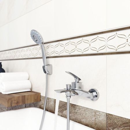 Смеситель для ванны Tokito FUJI TOK-FUJ-1014 настенный хром