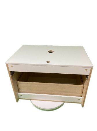 Тумба с раковиной Sintesi STL.W7817_SIN-LVB-APP-409 60х60 подвесная цвет бежевый