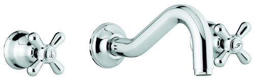 Смеситель Emmevi Deco Classic 12055/BR встраиваемый в стену бронза - фото 2